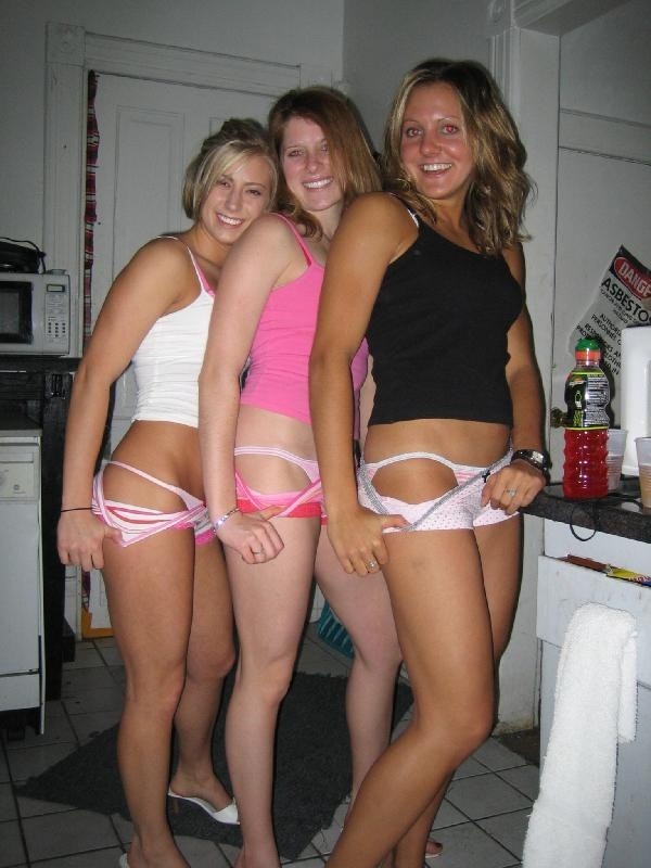 Hot Drunk Sorority Chicks Wasted Exposing Perky Tits #76398105