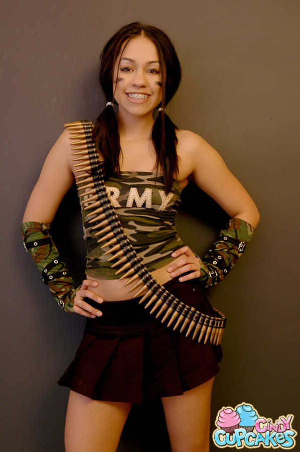Latina teen army girl #69727462