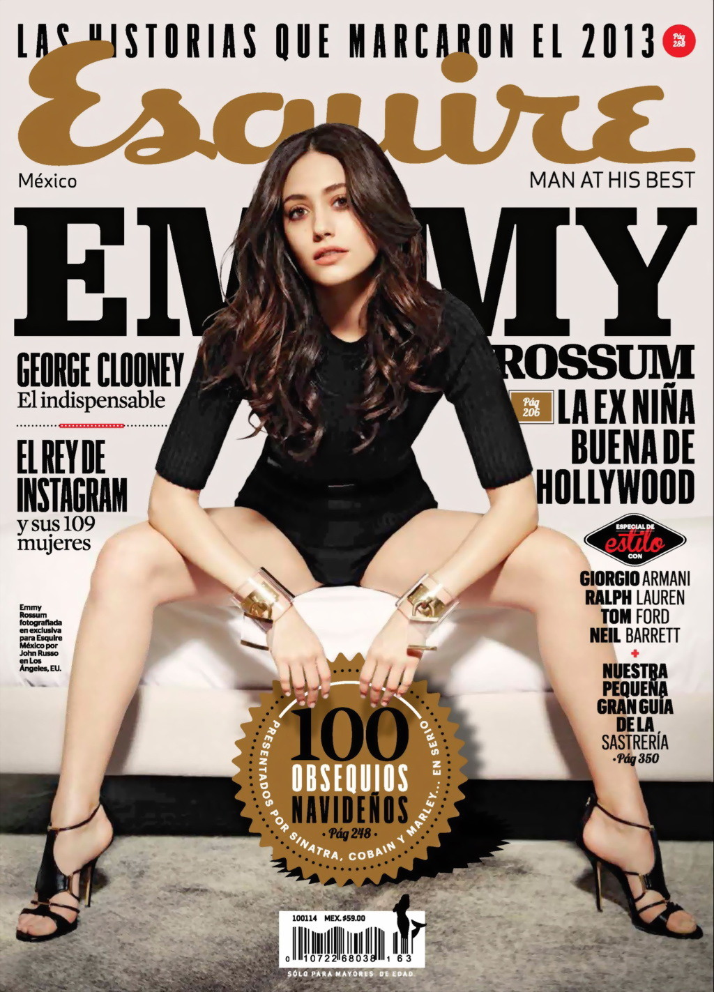 Emmy rossum en topless para la revista esquire mexico 2013 december issue
 #75210229