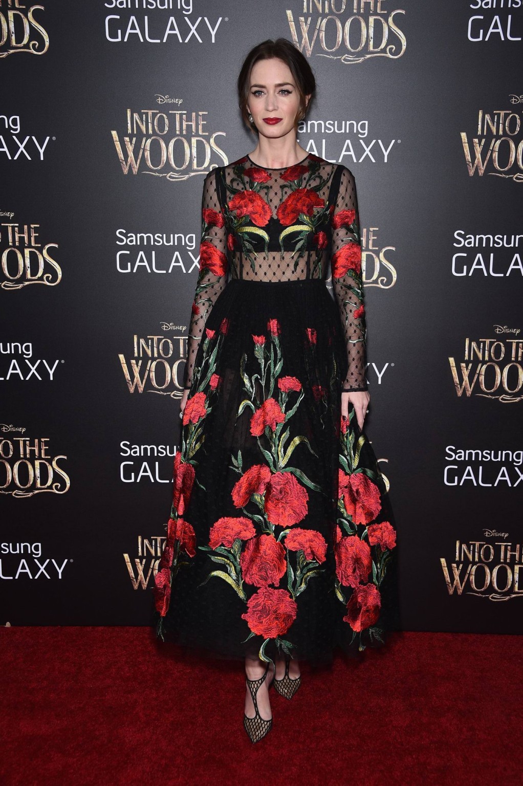 Emily Blunt see thru to bra at Into the Woods premiere in NYC #75178725