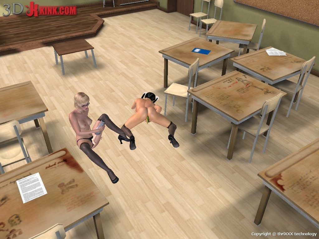 Hot BDSM sex action created in virtual fetish 3d sex game! #69633876