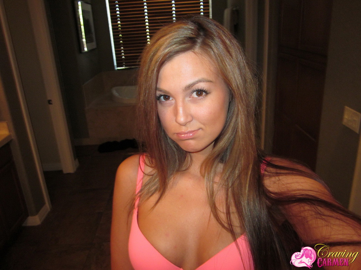 Sexy teen selfshots in pink bra #67447271