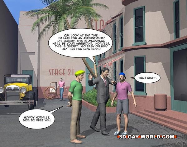 3dゲイの世界の漫画 アニメについての漫画 ゲイのHENTAIポルノスタジオ
 #69419091