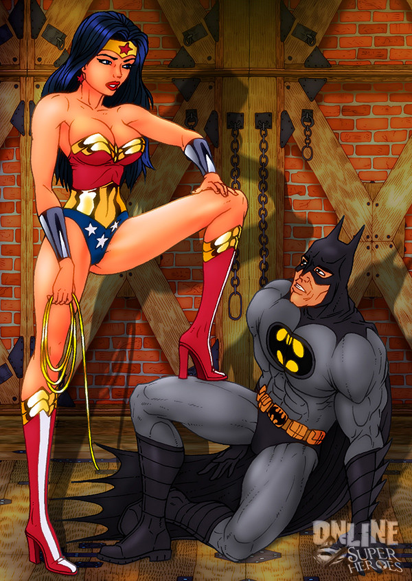Wonder Woman has bondage sex with Batman #69600202