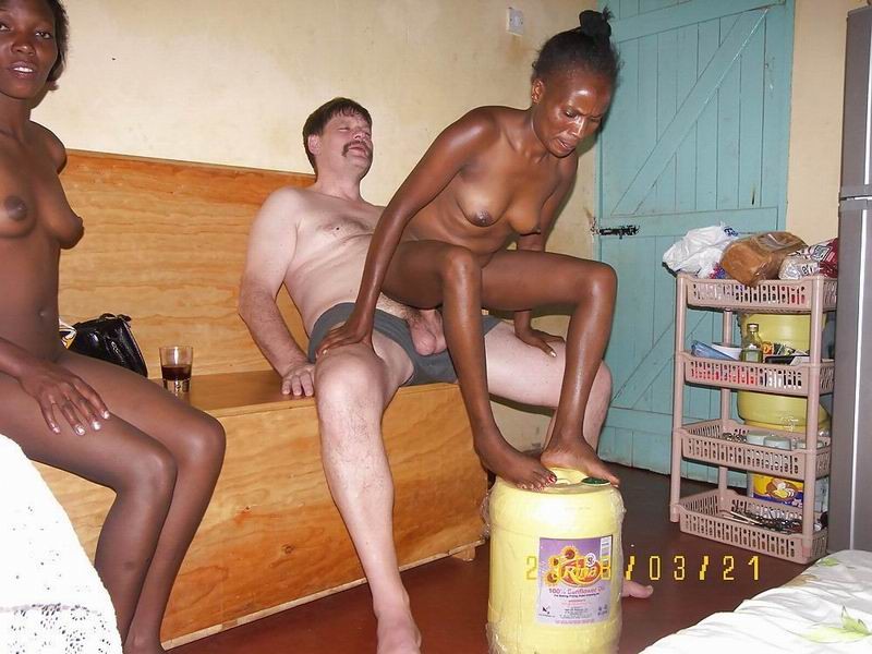 white men have a fun with thee african babes #73306787