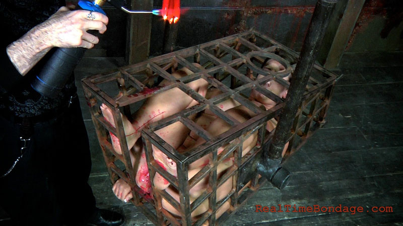 Things are heating up fast for Trina Michaels. She is all caged up but the memb #72083461