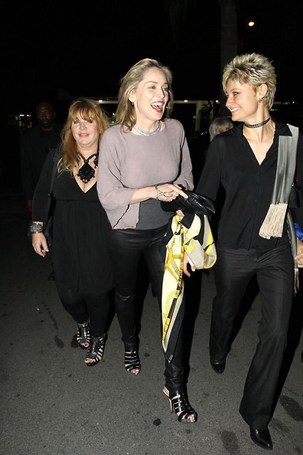 Sharon Stone montre ses seins en portant un haut transparent à Brentwood.
 #75313997