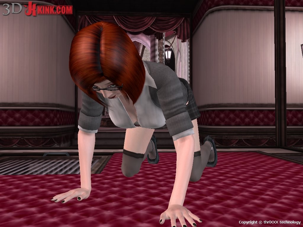 Hot BDSM sex action created in virtual fetish 3d sex game! #69632776