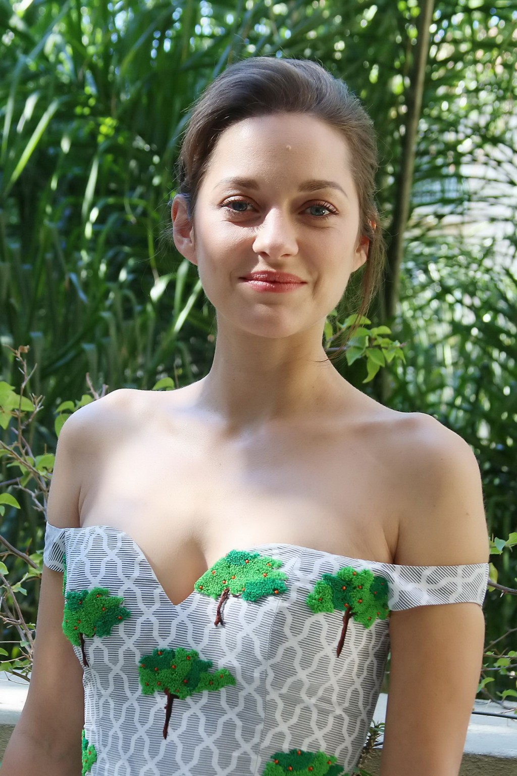 Marion Cotillard braless wearing sexy off shoulder dress at the Two Days One Nig #75180993