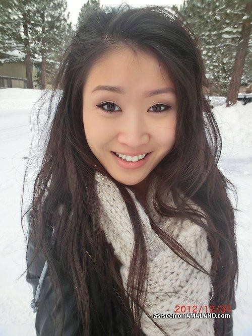 Compilation of Asian babes posing for their boyfriends #69769970