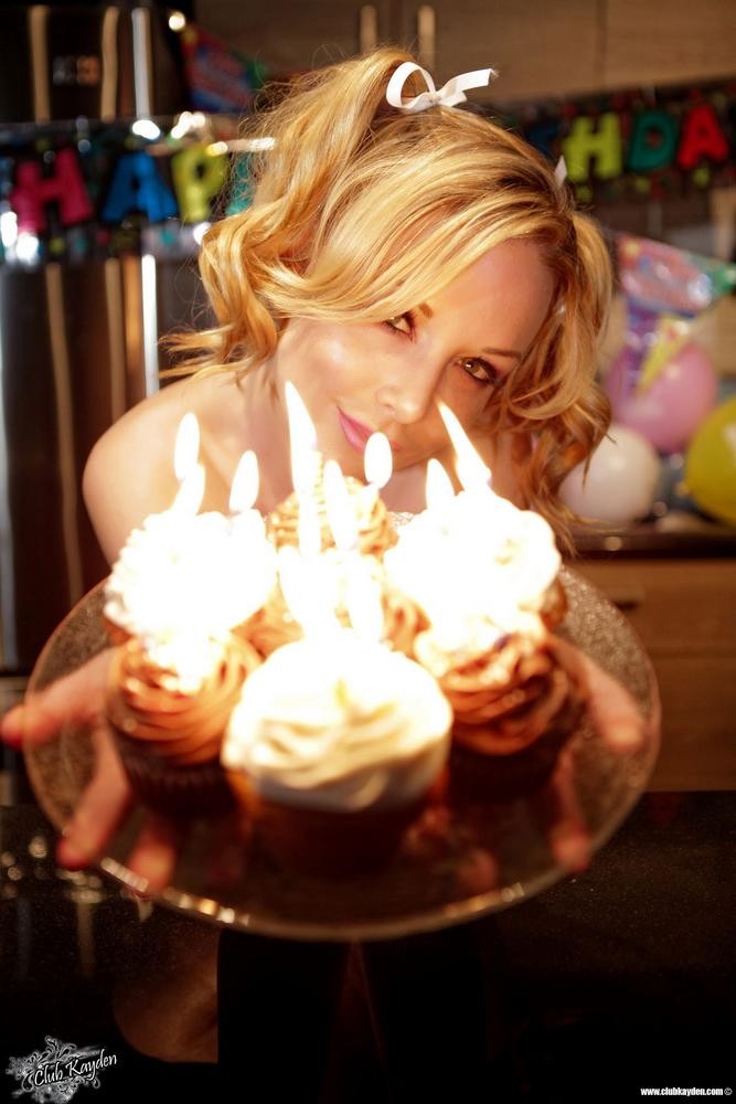 Kayden Kross celebrates her birthday with cupcakes #71306846
