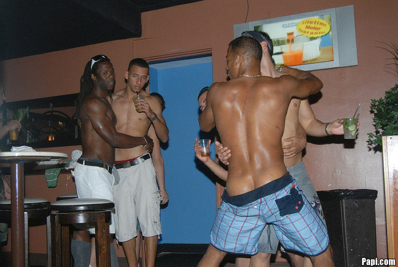 This papi party takes over the club in these killer guy on guy action movie clip #76904525