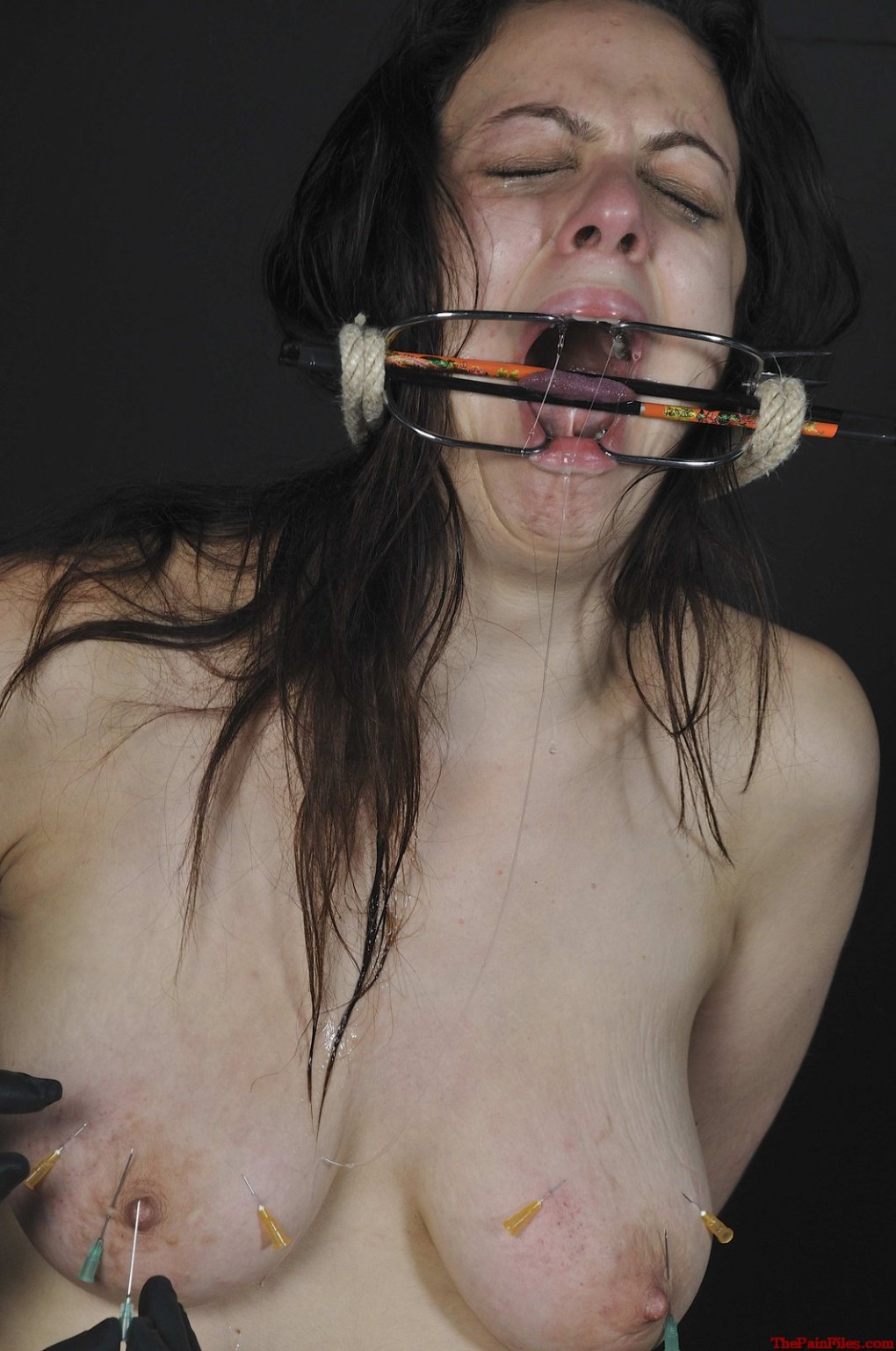 Beauvoirs Amateur Needle Bdsm And Tit Torture Of Gagged And Drooling