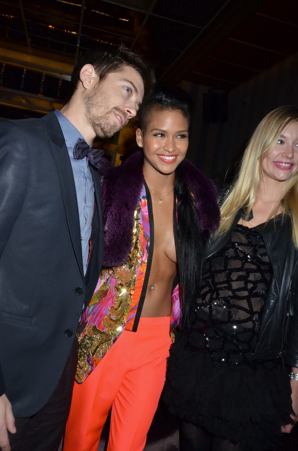 Cassie ventura braless showing side boob at the 'king of hearts' single launch i
 #75271502