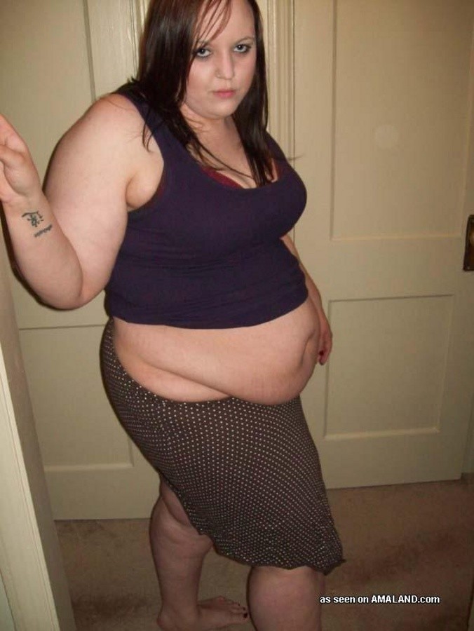 Gallery of a BBW with a big belly posing for the camera #67636759