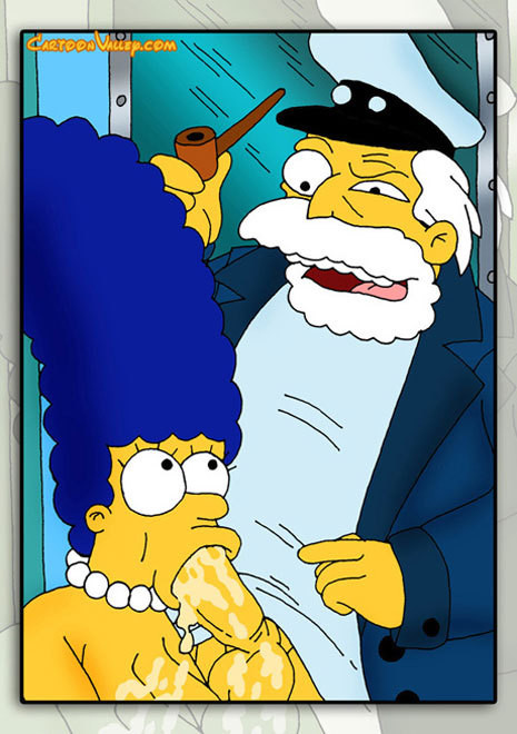 Marge Simpson en medias masajeando su pene
 #69565420