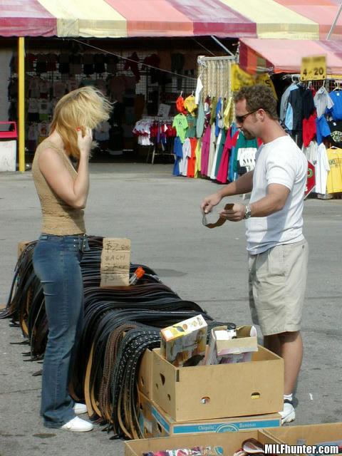 Blonde milf gets picked up at the flea market then taken home and banged #71053961