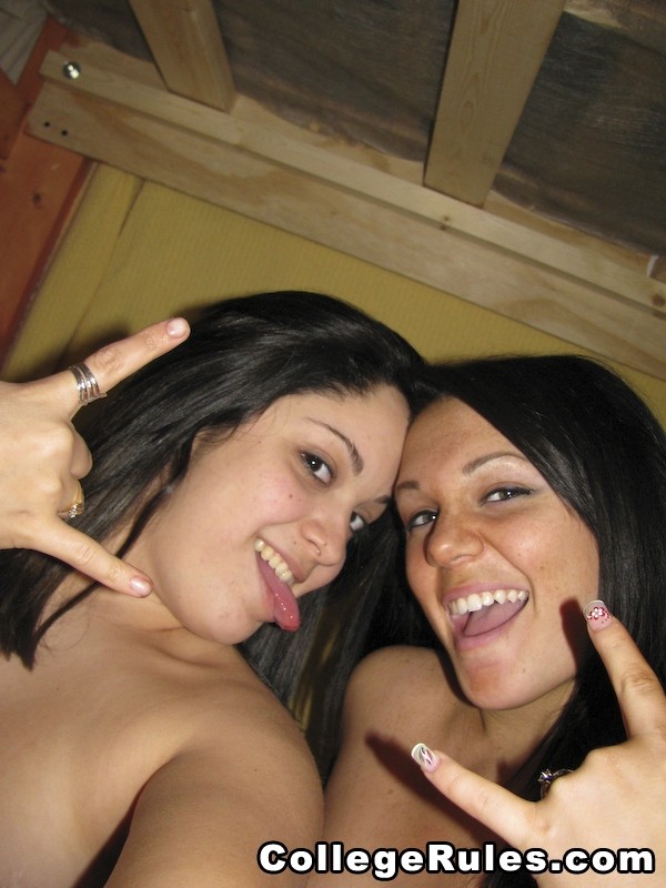 College girls are naked at the party giving blowjobs #77091354