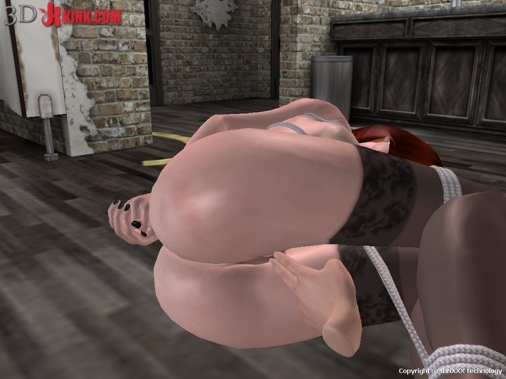 Hot BDSM sex action created in virtual fetish 3d sex game! #69630571