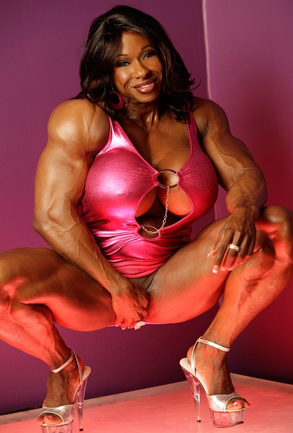 Huge muscular black Goddess ripped strong sexy body #71510755