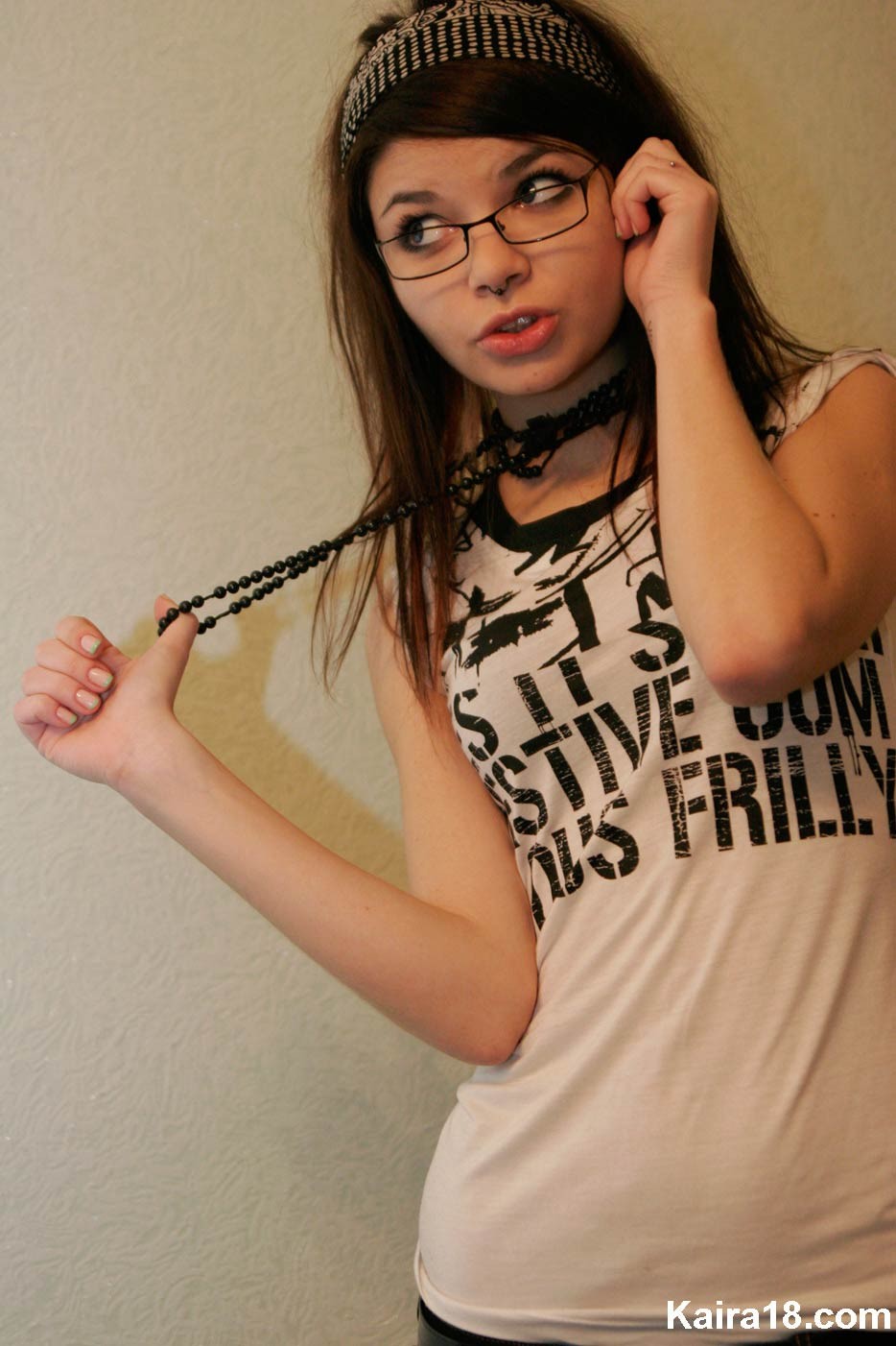 Geeky emo teen girl
 #76409464