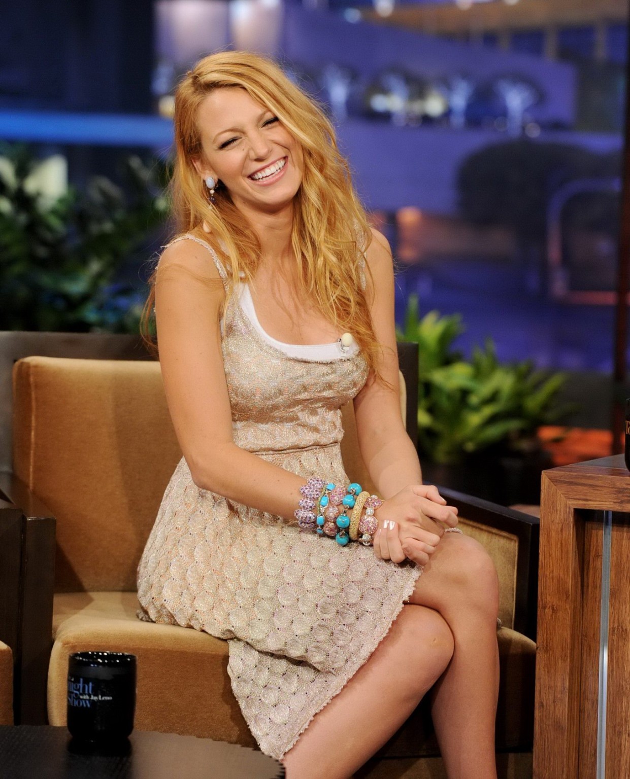 Blake Lively looks very sexy guesting on Jey Leno show #75299575