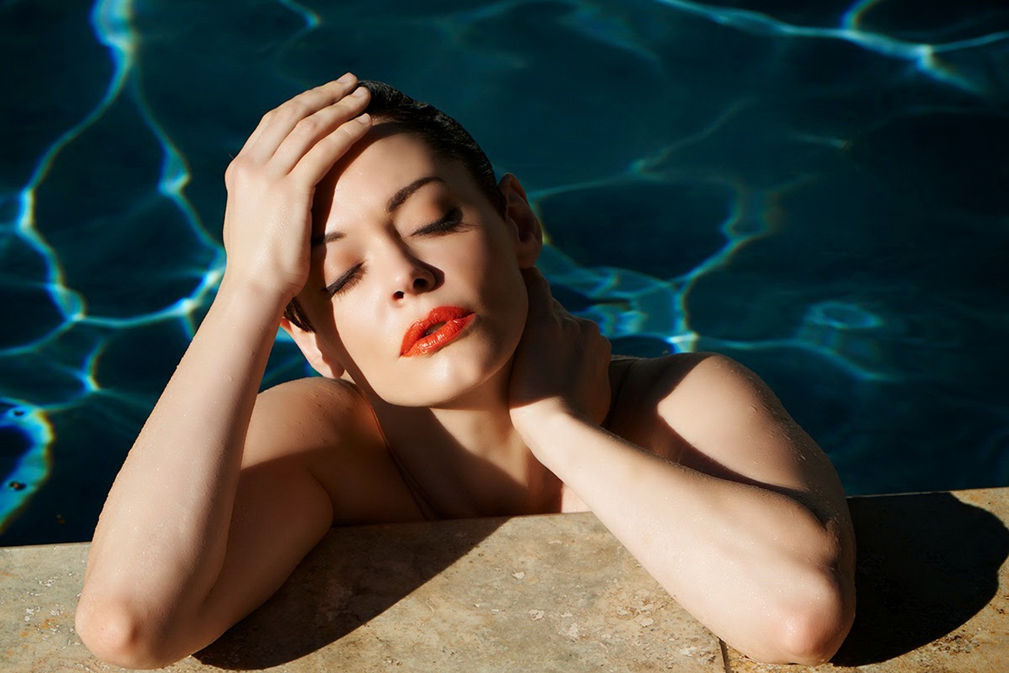 Rose McGowan showing off her fully naked body for Flaunt and Flatt magazines #75180204