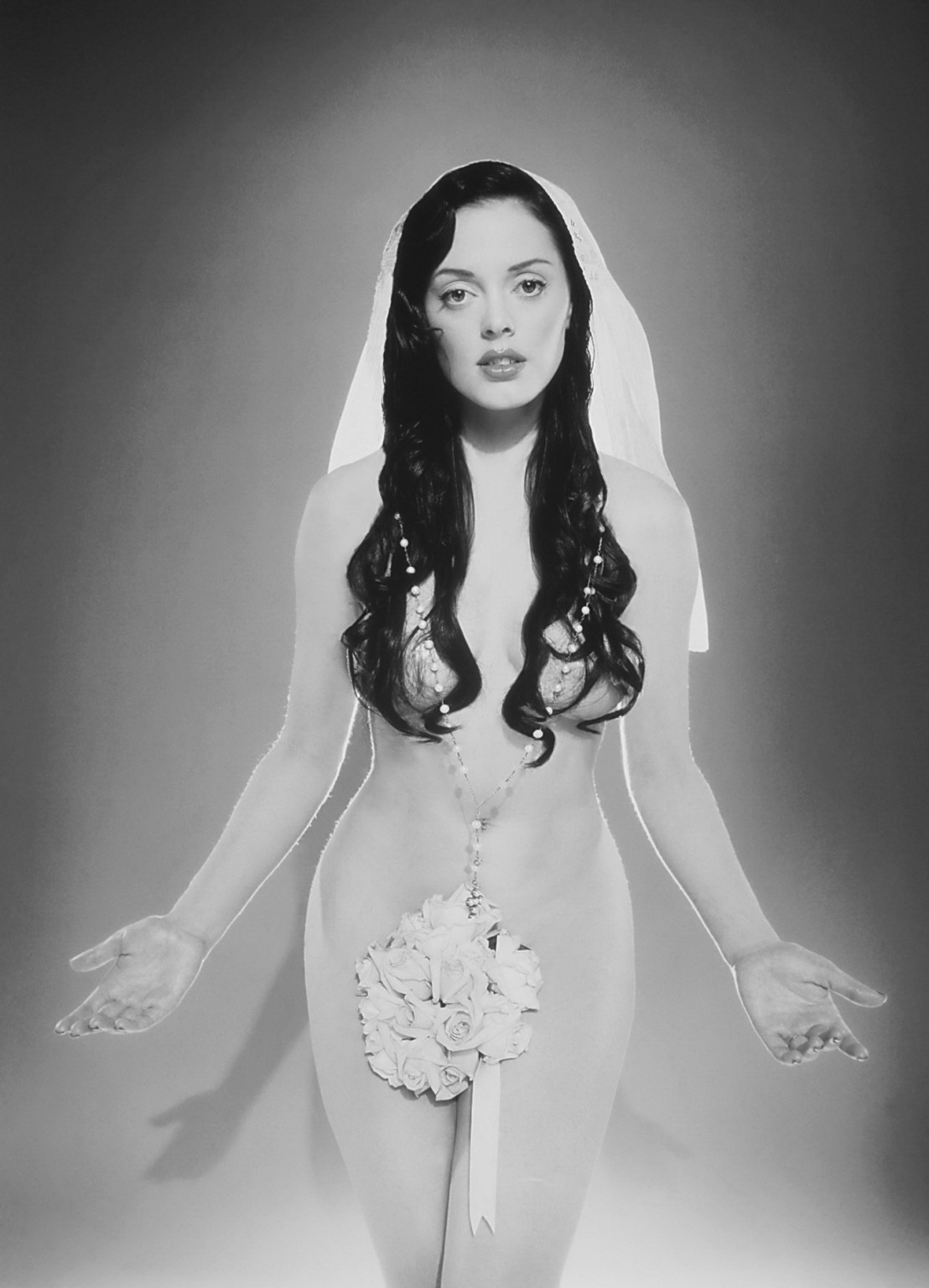 Rose McGowan showing off her fully naked body for Flaunt and Flatt magazines #75180276