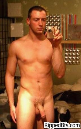 Hunk dude is topless showcasing his big upper body #76938812