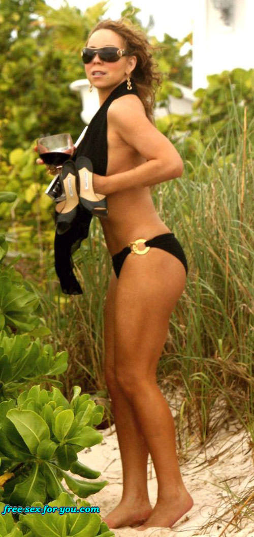 Mariah carey tit slip und topless am strand paparazzi bilder
 #75423527