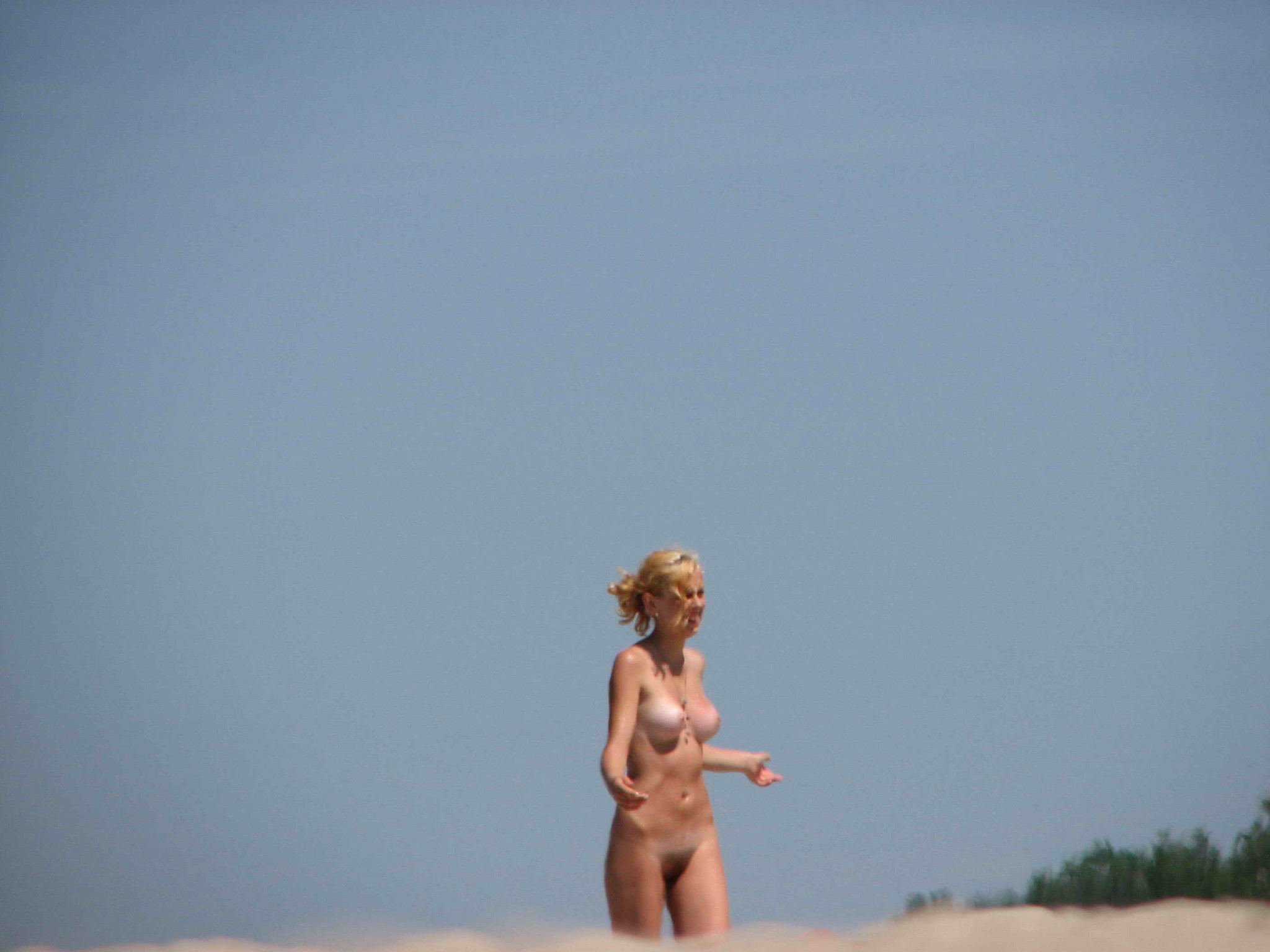 Amazing shots of a gorgeous nudist babe sunbathing #72253312