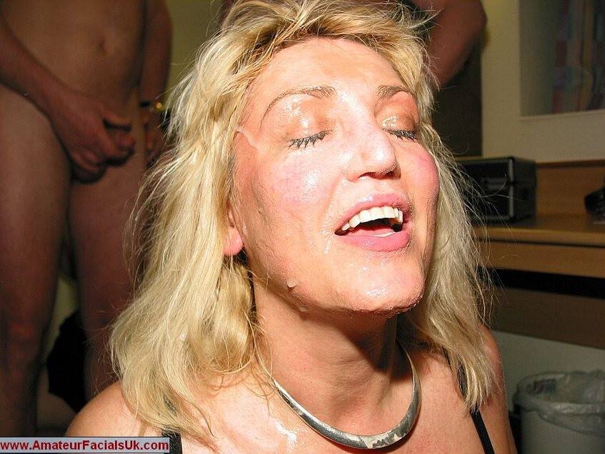 Facial action with cum covered wives #76013355