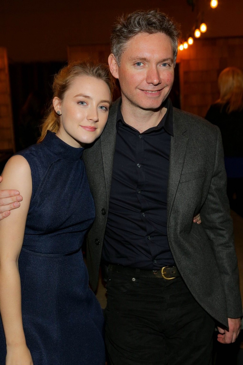 Saoirse Ronan busty and leggy wearing purple mini dress at How I Live Now premie #75213856