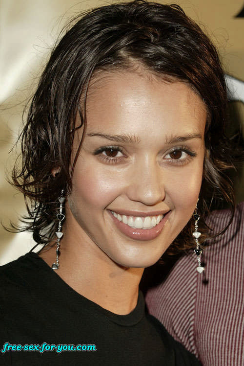 Jessica Alba showing her tits in see thru and fuck in water #75419099