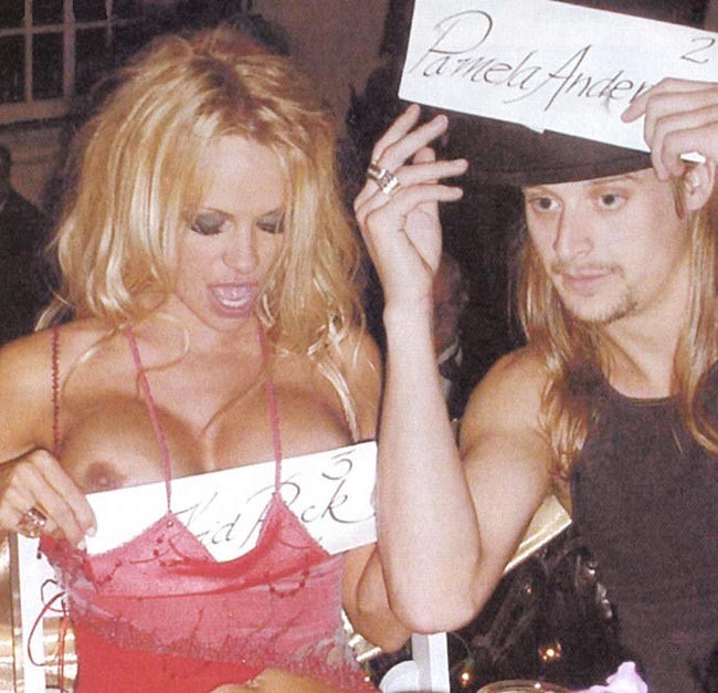 Pamela Anderson Sexy Thongs And Lovely Nipple Slip