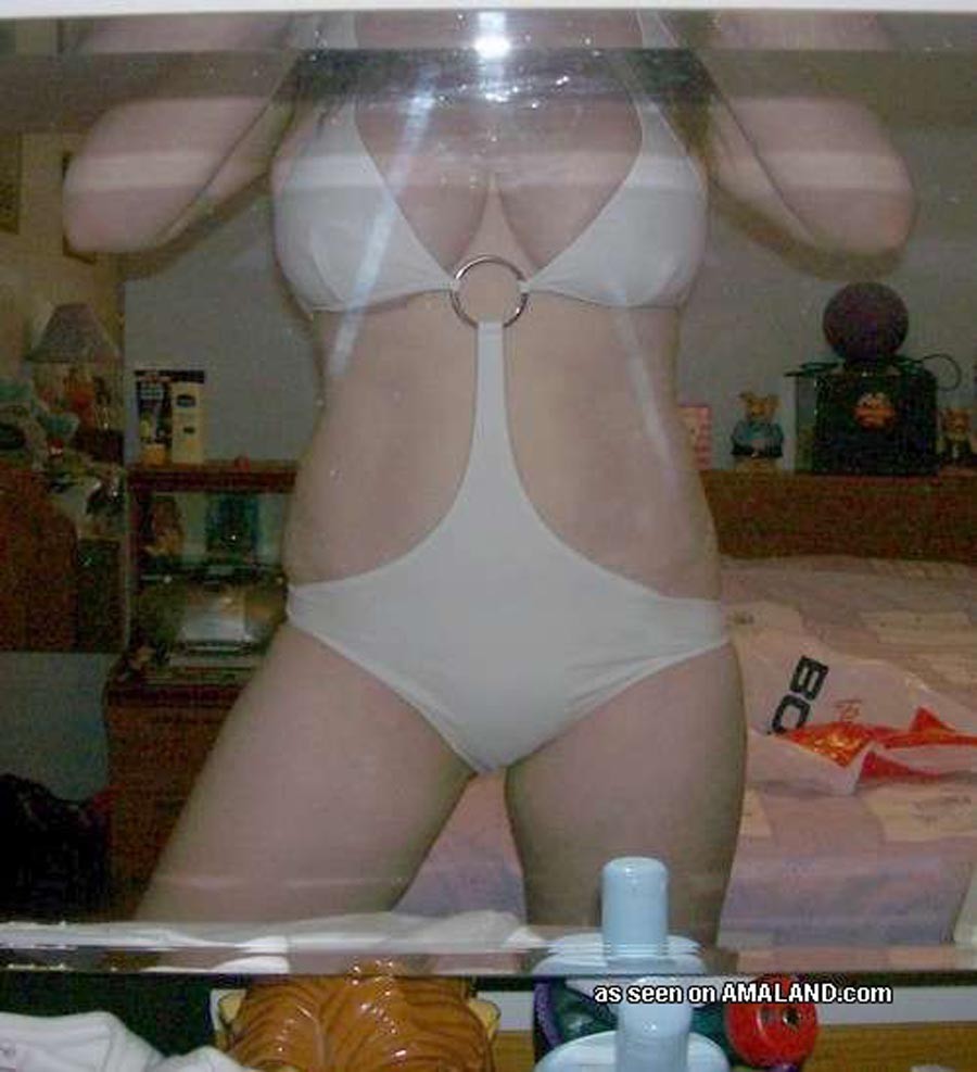 Big-tittied slut self shooting in her bedroom #71852443