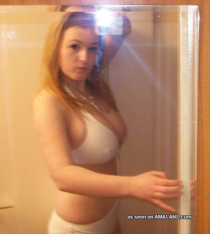 Big-tittied slut self shooting in her bedroom #71852484