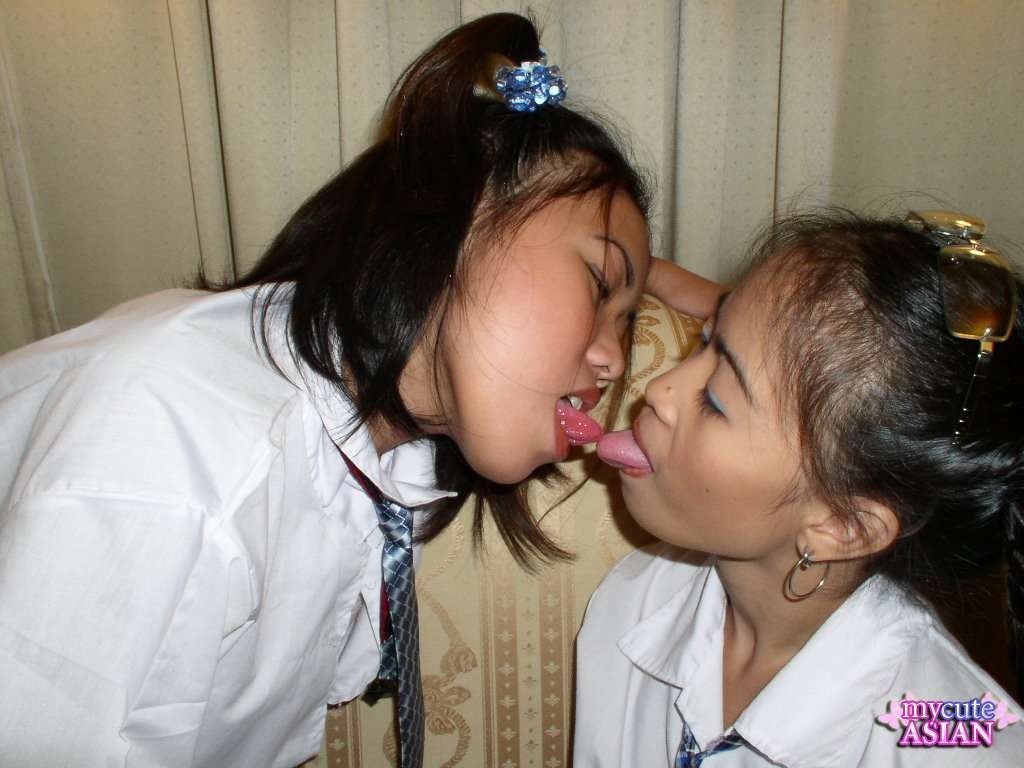 Two horny lesbian Filipino schoolgirl cuties #69931447