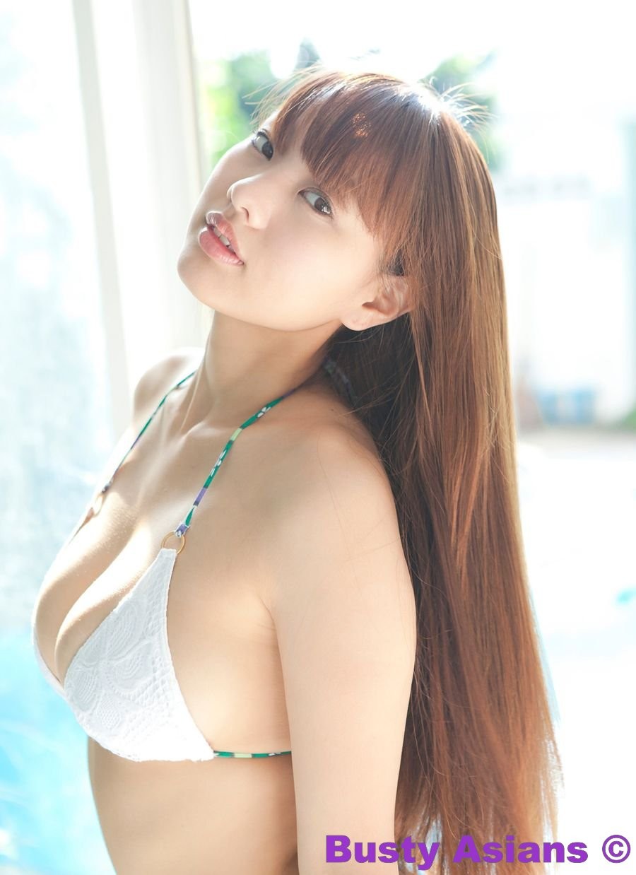 Busty asian Sayuki Matsumoto posing outdoors in bikini #72984704