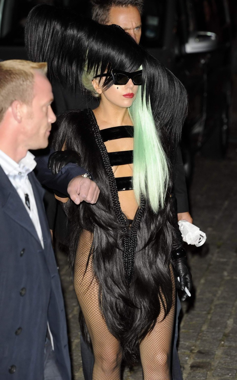 Lady Gaga aperçue à Londres en tenue légère.
 #75286120