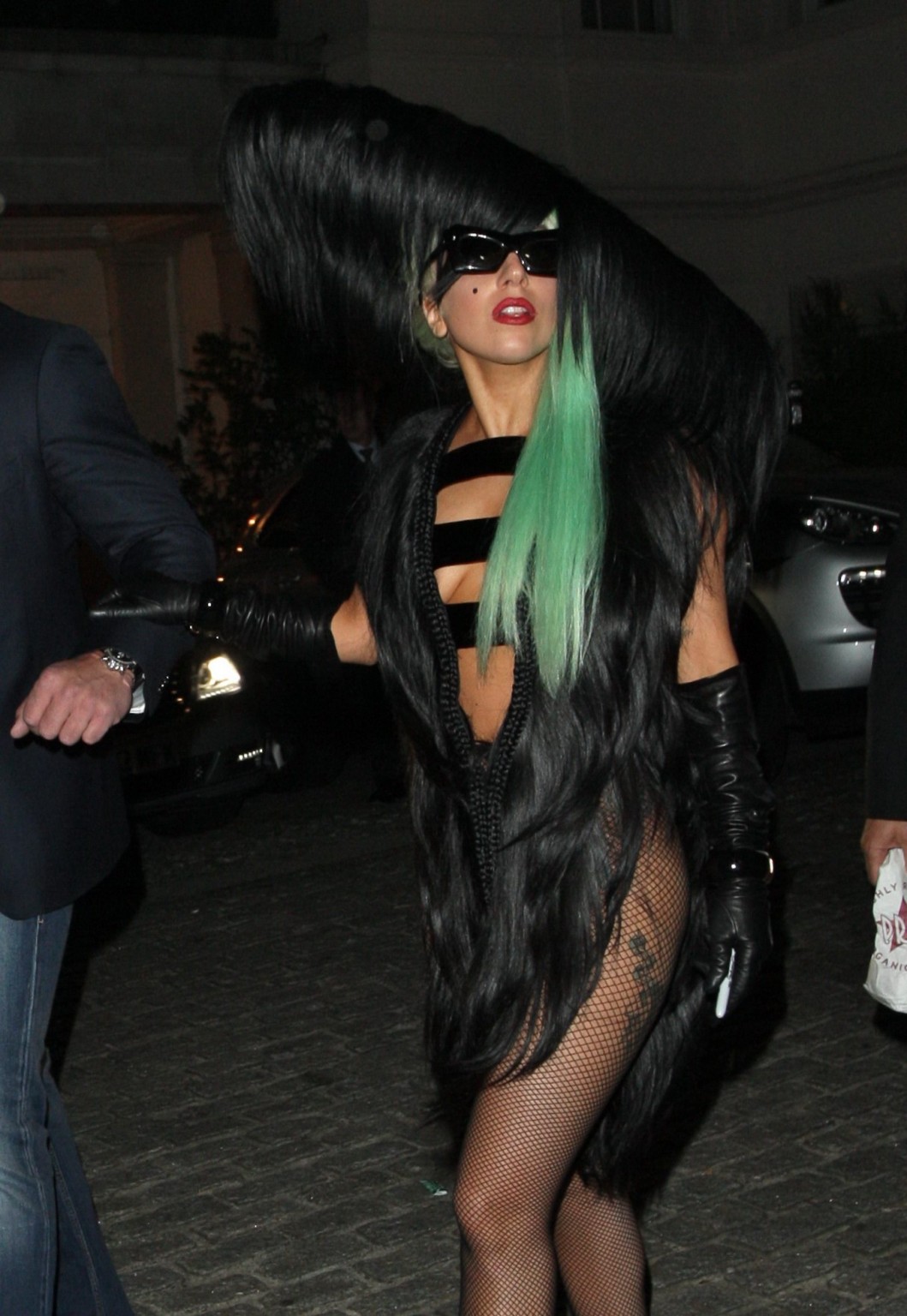 Lady Gaga aperçue à Londres en tenue légère.
 #75286134