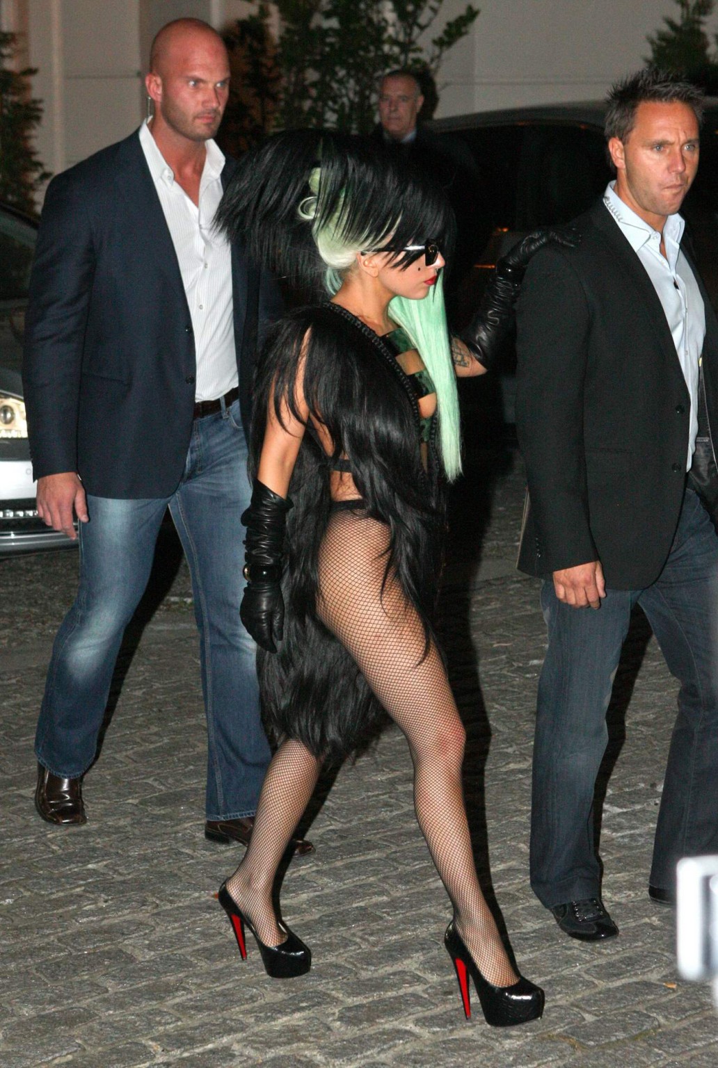 Lady Gaga aperçue à Londres en tenue légère.
 #75286142