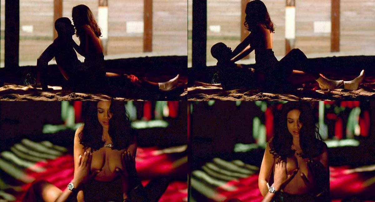 Rosario Dawson great nude boobs in sex scene #75388299