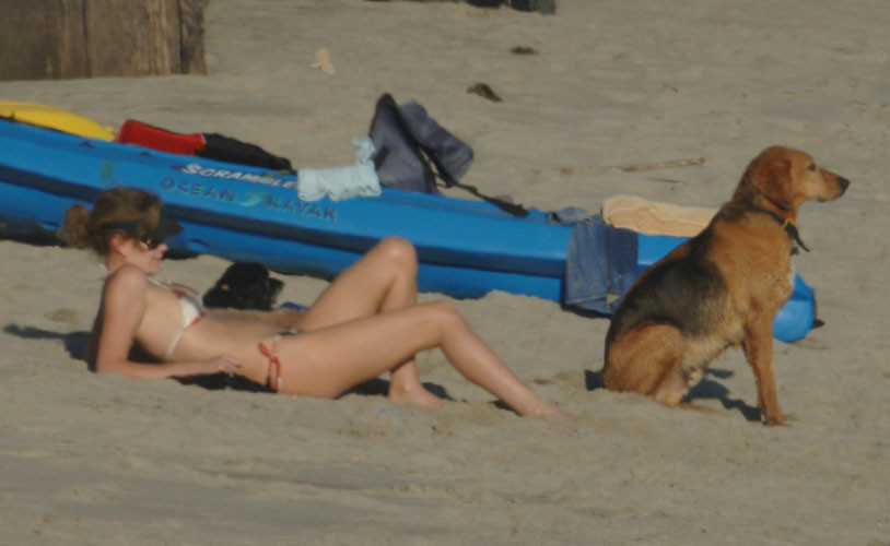 Charlize Theron show hairy pussy and beach paparazzi pictures #75437946