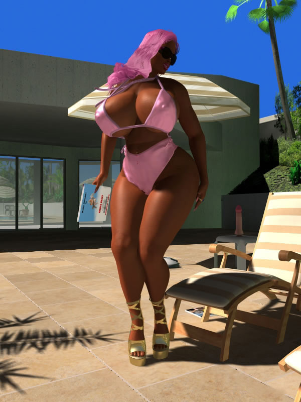 Busty 3d stunner zeigt ihre massiven Globen
 #67049670