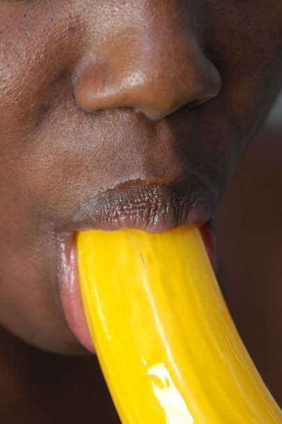 Naked Black Neighbor Chick Sucking Big Fat Banana #73442913