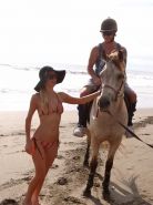 Paris Hilton Showing Off Her Bikini Body In Bali