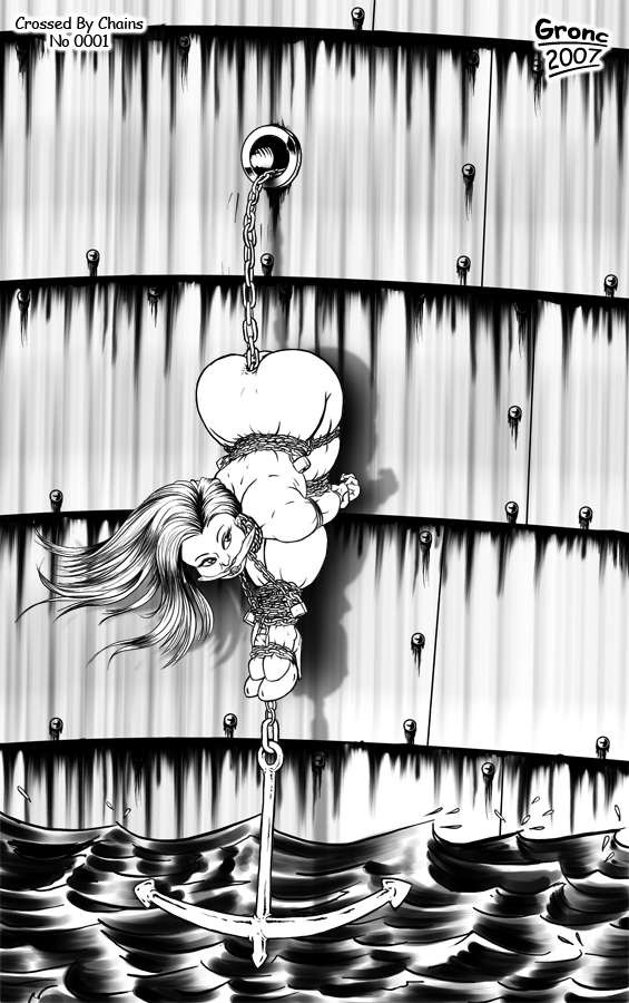 evil female painful bondage chain fetish artwork #69655634