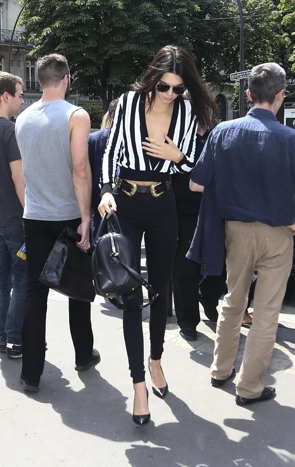 Kendall Jenner braless showing huge cleavage #75160073