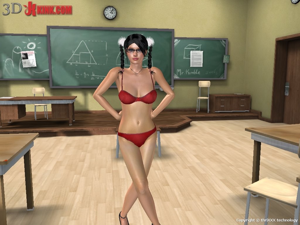 Hot BDSM sex action created in virtual fetish 3d sex game! #69620119
